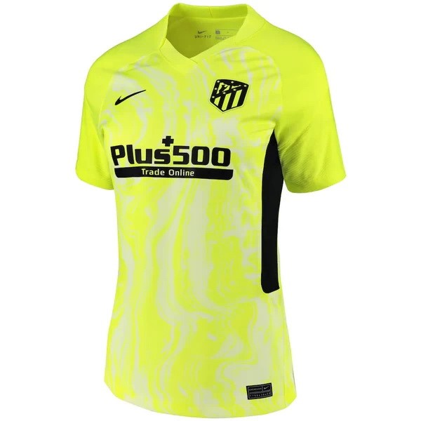 Camiseta Atlético de Madrid 3ª Kit Mujer 2020 2021 Verde Fluorescente